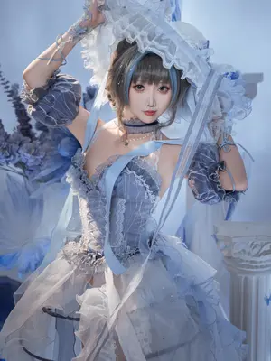 面饼仙儿 - 碧蓝航线 柴郡 礼服_06