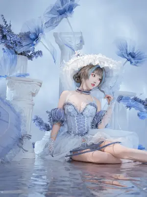 面饼仙儿 - 碧蓝航线 柴郡 礼服_15