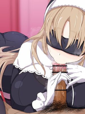 [semikara] ノリノリで目隠しクイズに挑戦するclaさん (シスター・クレア) [中国翻訳]_24