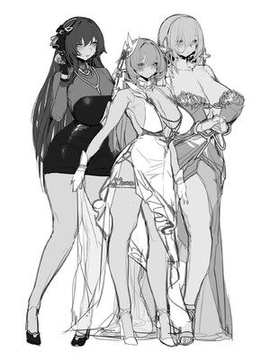 (C105) [Luwen Workshop (エックスエル)] 愛恋纏綿3rd～ピンクの妖精さんと過ごす甘く蕩ける夜♪～ (崩壊3rd) [中国翻訳] [無修正]_26