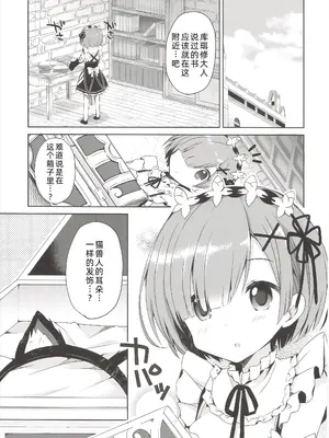 (みみけっと35) [moriQ (森あいり)] レムにゃんは発情期 (Re：ゼロから始める異世界生活) [萌意永久人个人汉化]_05