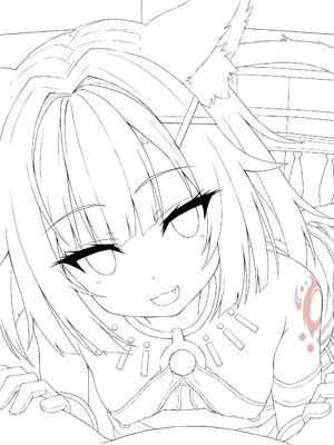 [空色れん] 環様【1】おくちで…♡_環様1_おくち_4線画