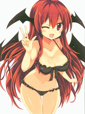 (秋季例大祭) [Rainbow Vanilla (祭唄)] 至福のグレートビューティフルこあっぱい (東方Project)｜至福的 Great Beautiful 小惡魔歐派♥[明稿昨拖漢化組]_03