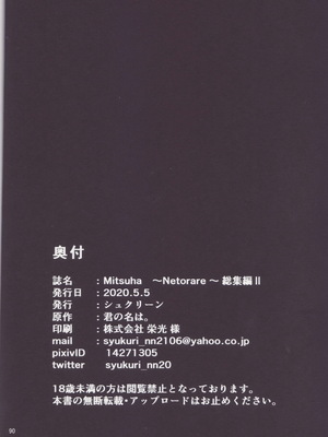 [シュクリーン] Mitsuha ～Netorare～ 総集編 II (君の名は。)_089