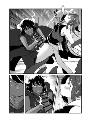 [リリウム共和国 (しまかわ)] 仲良し魔法少女コンビは悪魔の手によりふたなり友情崩壊。_42