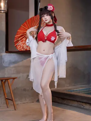 屿鱼 - Sakura 水着_75