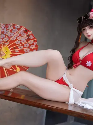 屿鱼 - Sakura 水着_22
