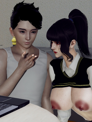 [3D]妈妈和未婚妻沦为小男孩的肉便器_013