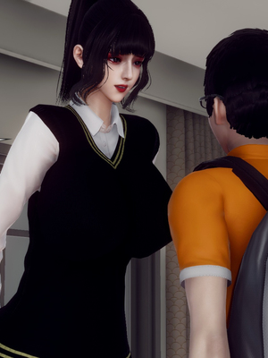 [3D]妈妈和未婚妻沦为小男孩的肉便器_080