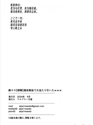 [アルプス一万堂] 【朗報】激安風俗で大当たり引いたwww Ⅰ-Ⅳ  [DL版][中国翻訳][疏碼]_227