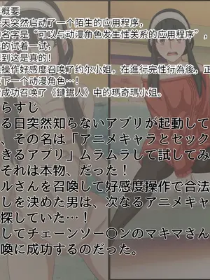 [バナナスタイル] アニメキャラとセック〇できるアプリ(マキマ) [個人機翻]_01