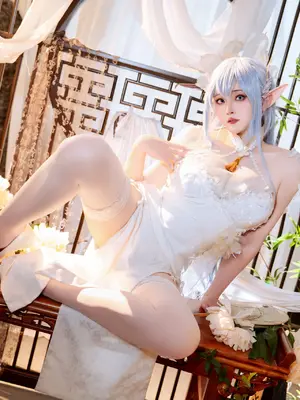 [Natsuko夏夏子] 碧蓝航线 阿尔比恩旗袍_10