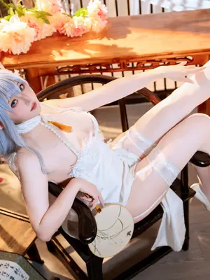 [Natsuko夏夏子] 碧蓝航线 阿尔比恩旗袍_31