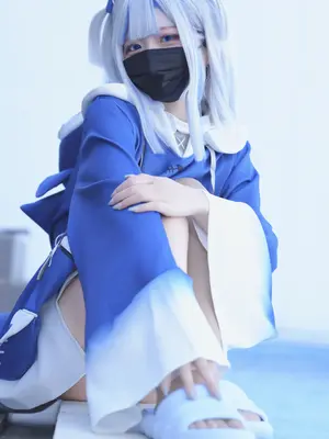 [甘噛みはむちゃん (はむ)]ぐらぐらキュート_ちびサメの水遊び_016