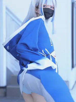 [甘噛みはむちゃん (はむ)]ぐらぐらキュート_ちびサメの水遊び_013