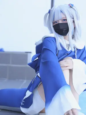 [甘噛みはむちゃん (はむ)]ぐらぐらキュート_ちびサメの水遊び_015