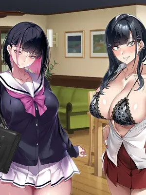 [アイチルワークス (林チェリー)] 連れ子の黒髪ギャルをお父さんが孕ませた話_0524