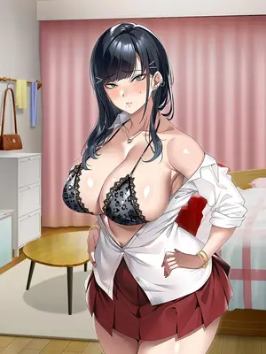 [アイチルワークス (林チェリー)] 連れ子の黒髪ギャルをお父さんが孕ませた話_1057