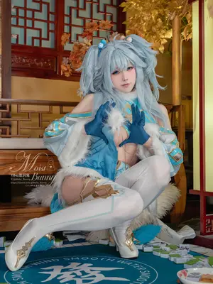 咬一口兔娘(Yiko湿润兔) 芙洛伦_12