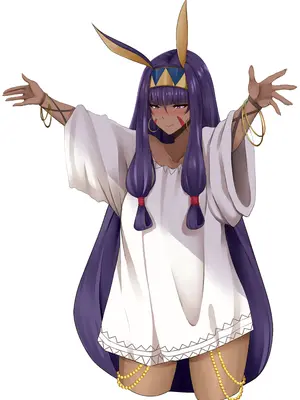 (COMIFURO 14) [Jualan Demi Modal Gacha (Deroo)] ニトクリスもやりたい (Fate／Grand Order) [無修正] [黑锅汉化组]_37