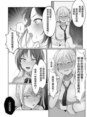 [ふきこぼし(津tu裏)] ふたなり風紀委員長VS痴女ギャルハーレム〜校則違反を注意したらギャル三人に誘惑された件〜 [中国翻訳]_04