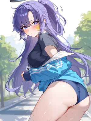 [gray] Hayase Yuuka 2(Blue Archive)[patreon] [AI Generated]_31