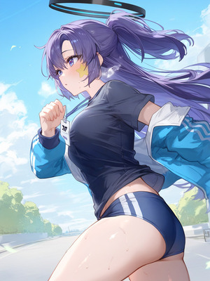 [gray] Hayase Yuuka 2(Blue Archive)[patreon] [AI Generated]_7