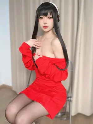布丁大法 - 约尔红毛衣_17