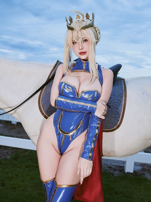 Puypuy プィプィ (Puypuychan) cosplay Artoria Lancer - FateGrand Order_041