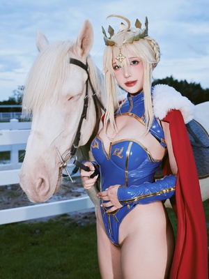Puypuy プィプィ (Puypuychan) cosplay Artoria Lancer - FateGrand Order_027