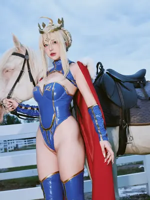Puypuy プィプィ (Puypuychan) cosplay Artoria Lancer - FateGrand Order_031