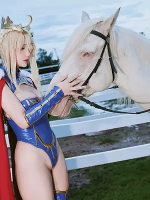 Puypuy プィプィ (Puypuychan) cosplay Artoria Lancer - FateGrand Order_019