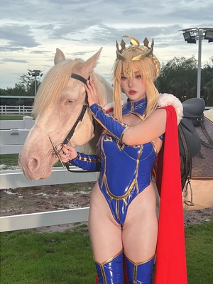 Puypuy プィプィ (Puypuychan) cosplay Artoria Lancer - FateGrand Order_162