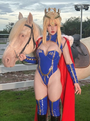Puypuy プィプィ (Puypuychan) cosplay Artoria Lancer - FateGrand Order_163