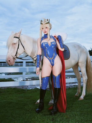 Puypuy プィプィ (Puypuychan) cosplay Artoria Lancer - FateGrand Order_024