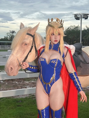 Puypuy プィプィ (Puypuychan) cosplay Artoria Lancer - FateGrand Order_166