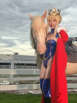 Puypuy プィプィ (Puypuychan) cosplay Artoria Lancer - FateGrand Order_167