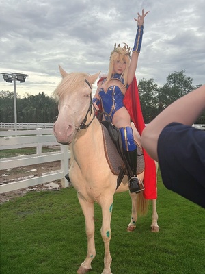 Puypuy プィプィ (Puypuychan) cosplay Artoria Lancer - FateGrand Order_158