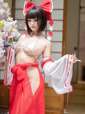 蜜汁猫裘 - 巫女_24