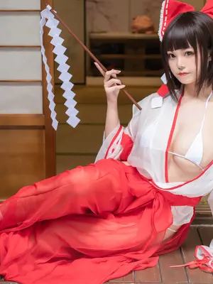 蜜汁猫裘 - 巫女_13
