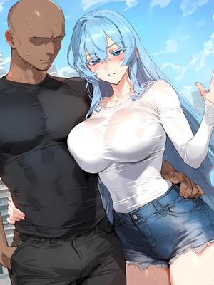 [Ecchi AI] Esdeath x BBC Cuckolding (AI Generated)_008_1_40