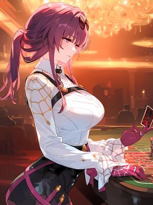 [Ecchi AI] Kafka's Risky Bet_ A Bad Loss [AI Generated]_007_1_4