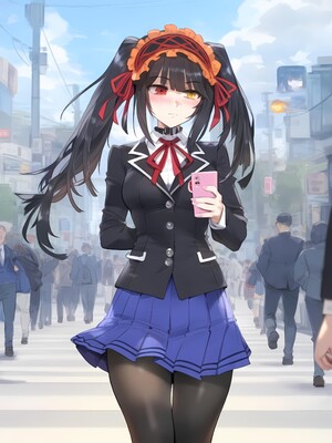 [Ecchi AI] Kurumi Tokisaki x Date a Live (64 IMG) [AI Generated]_01_1_1