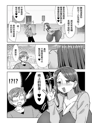 [よもぎもぎ] 会った瞬間、爆乳ドスケベ大家さんに誘惑される! [Banana手工漢化]_04