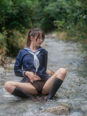 [しずく（原魔物喵）] 川で水遊び_00018