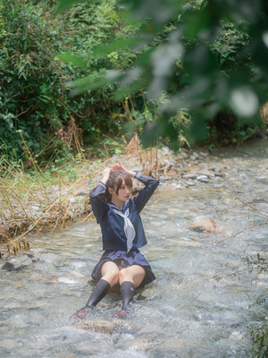 [しずく（原魔物喵）] 川で水遊び_00028