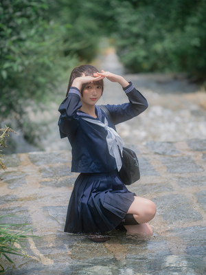 [しずく（原魔物喵）] 川で水遊び_00042