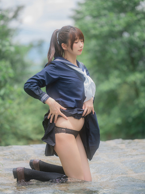 [しずく（原魔物喵）] 川で水遊び_00044