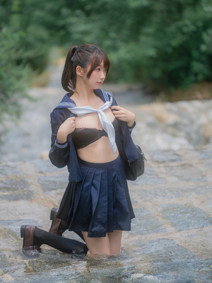 [しずく（原魔物喵）] 川で水遊び_00048