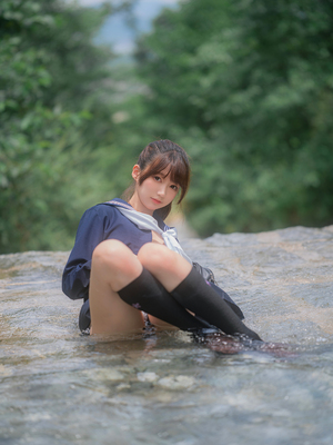 [しずく（原魔物喵）] 川で水遊び_00052